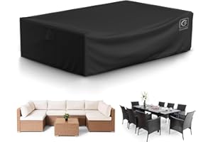 Gasadar Outdoor Patio Furniture Covers Waterproof,500D Oxford,All Weather Protection Patio Table Covers for Outdoor Furniture