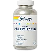 SOLARAY Spectro Multivitamin with Iron - Multi Vitamin with Calcium, Magnesium, Energizing Greens, Herbs & Digestive Enzymes - Digestion, Energy, and Bone Health Support (60 Servings, 360 Capsules)