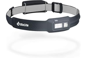 BioLite HeadLamp 330 Lumen No-Bounce Rechargeable Head Light