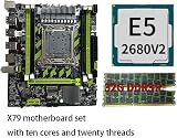 Dawafit X79 M.2 Motherboard Kit E5 2680V2 CPU 2011 32GB DDR3 RECC Ten-Core view 6