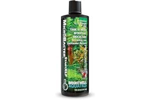 Brightwell Aquatics MicroBacter Start XLF - Concentrated Freshwater Nitrifying Bacteria - Quick Start Fish Tank Starter, Lift Microbe Levels & Water Filtering - Aquarium Water Treatments, 4.22 fl oz