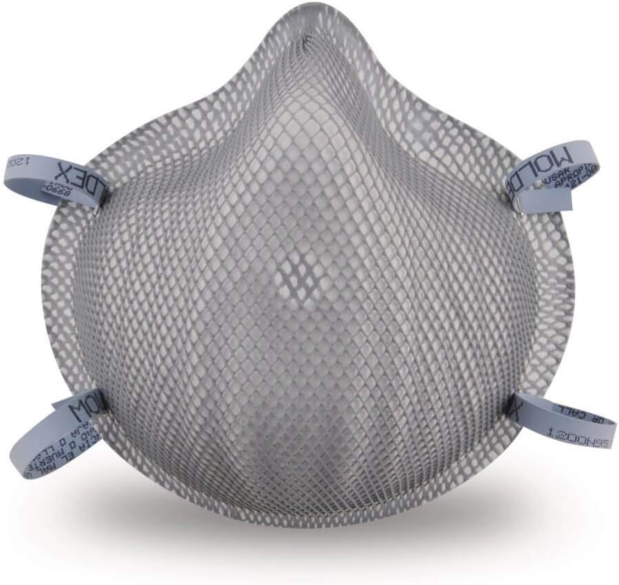 NIOSH Approved N95 Particulate Respirator Face Mask, 10 Pack (Dual-Mesh))