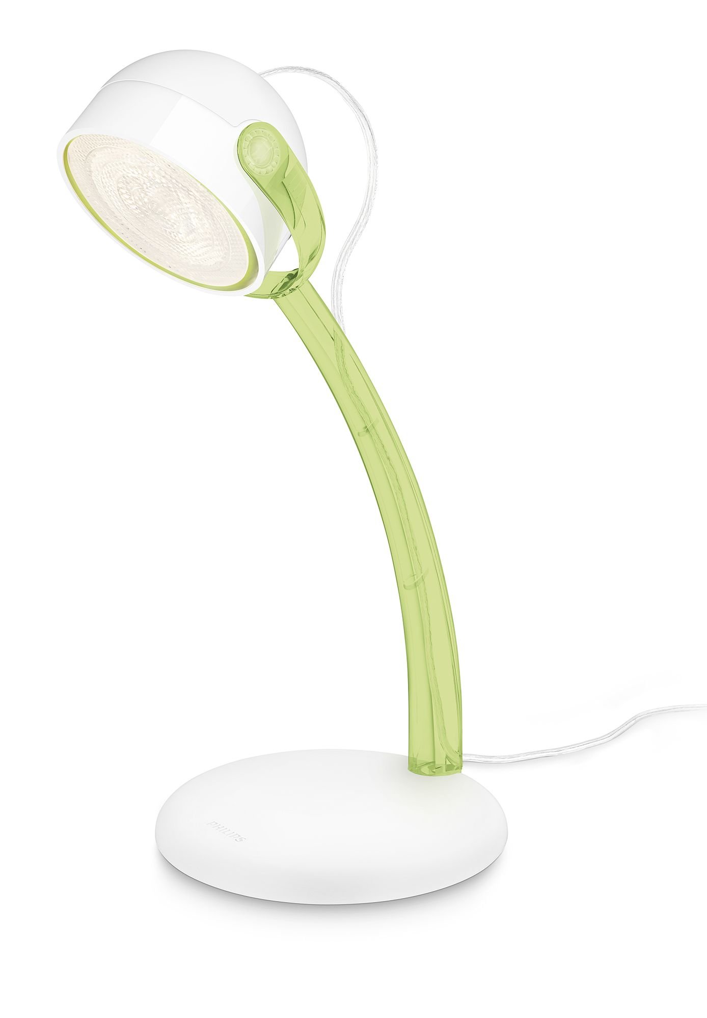 Philips MyLiving Dyna LED Desk lamp, 1 Light, Black 674133016 Office White/Green