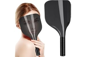 FOMIYES Hair Dye Mask with Handle Hairdressing Shield for Salon and Home Use Black Plastic to Prevent Hair Color and Oil Stai