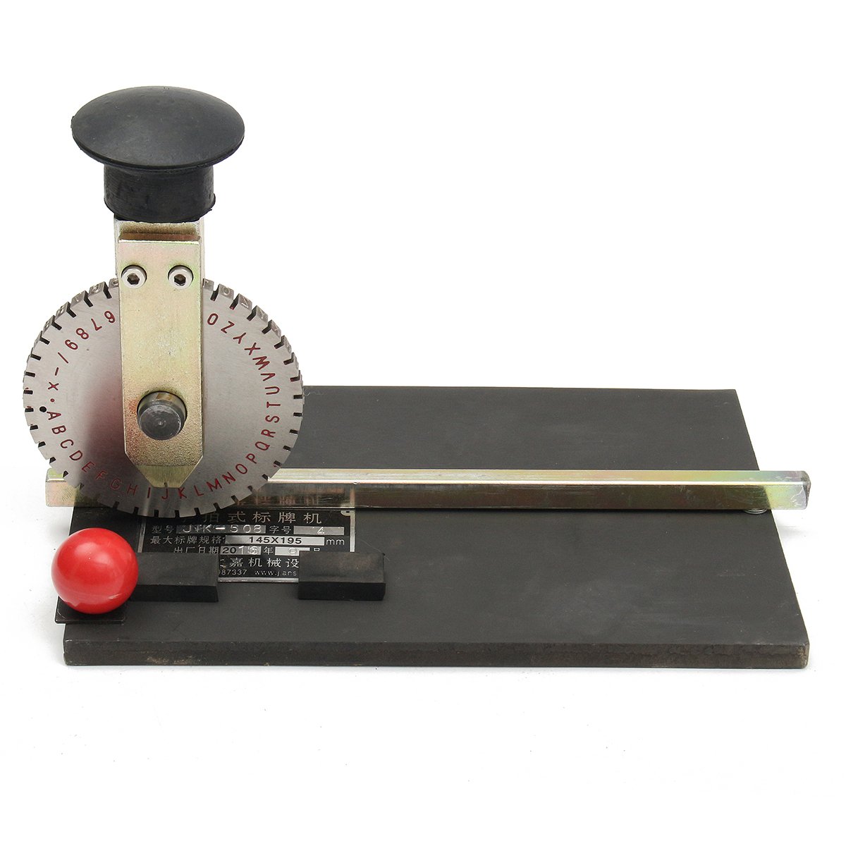 New Metal Manual Label Machine Embosser Alphanumeric Characters Printer