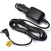 EDO Tech Mini USB Car Charger Power Cord for Garmin Nuvi 200 200w 205w 250 255w 260w 256w 1300 1350 1370 1390 1450 Dezl 560 5