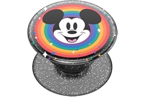​​​​PopSockets: Phone Grip with Expanding Kickstand, Adhesive Grip, Disney - Rainbow Mickey Pride