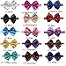 CellElection 15Pcs Baby Girls Headbands 4'' Big Boutique Bling Sparkly Glitter Sequin Hair Bows Headband Elastic Hair Bands Hair Accessories for Toddlers Infants Newborns