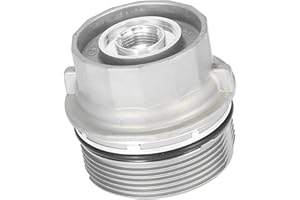 A ABSOPRO Oil Filter Cap No.15620-40030 for Toyota IQ Yaris Corolla Auris Metal Silver Tone