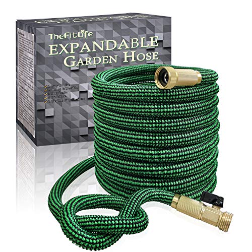 TheFitLife Flexible and Expandable Garden Hose 13Layer Latex Water