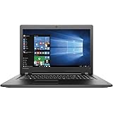 Lenovo 17.3" HD+ High Performance Premium Laptop, Intel Core i5-6200U Processor, 8GB RAM, 1TB HDD, Intel HD Graphics 520, DVD, HDMI, VGA, Bluetooth, 802.11ac, Webcam, Windows 10-Black