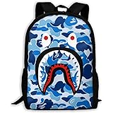 Bape blue camo backpack Clearance