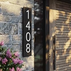 nanlyiau 5in 3D Adhesive door number house numbers