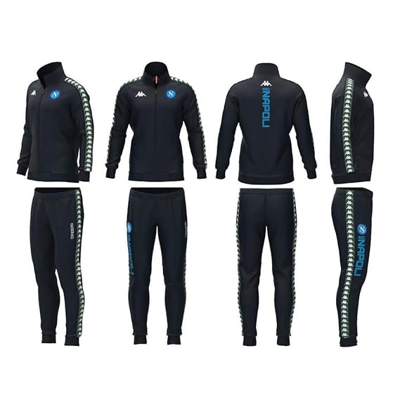 Kappa Herren Trainingsanzug SSC Neapel DUEDUEDUE Napoli 3032WZ0