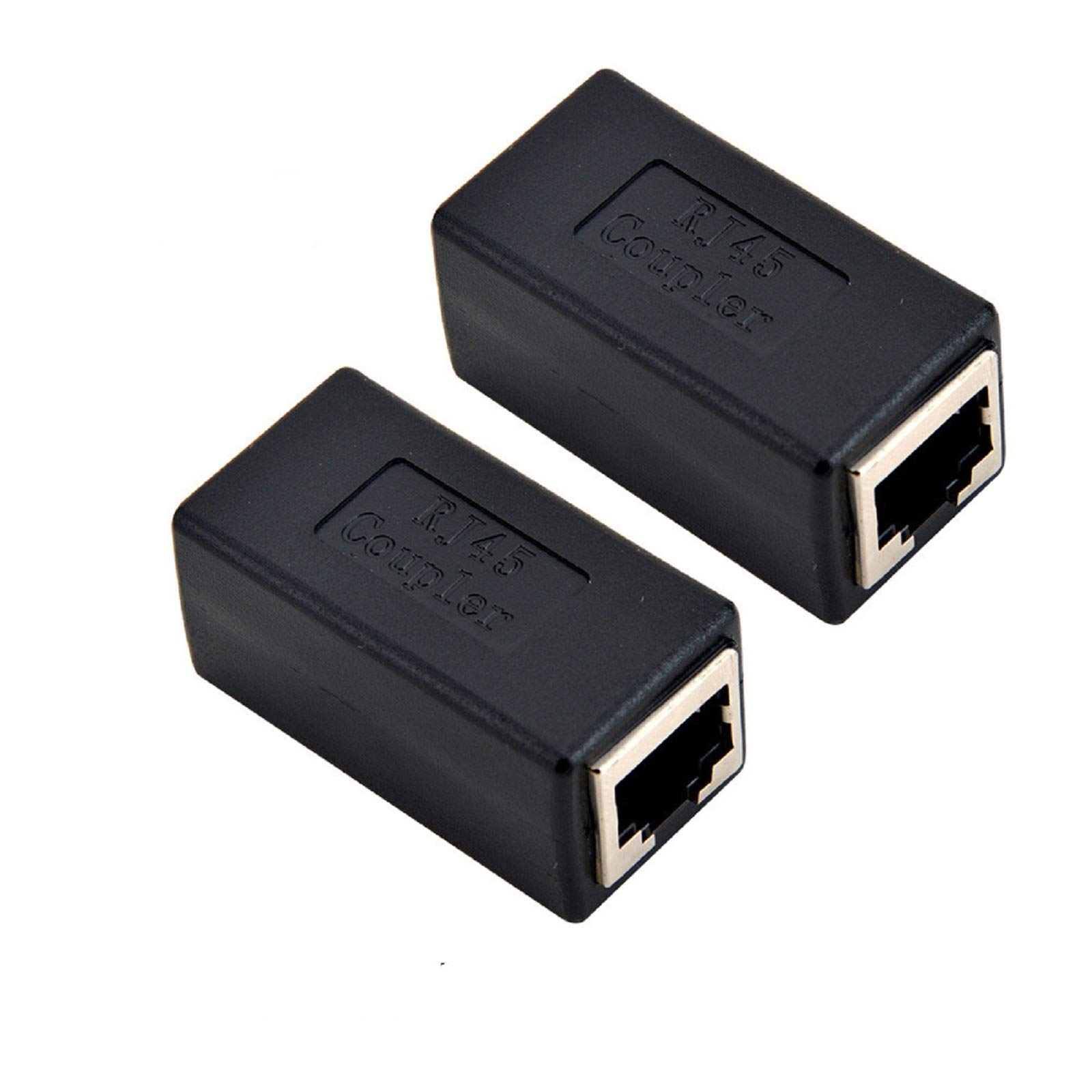 RJ45 Coupler Ethernet Connectors Interface Cat 7 Cat6 Cat5 Cat5e RJ45 8P8C Network Keystone Jack In-Line Coupler Ideal for Extending the Ethernet Cables