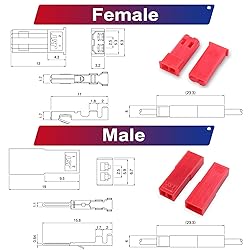 Kidisoii JST Servo Connector Kit 2.5mm Pitch
