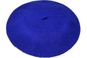 JOYHY Women's Solid Color Classic French Style Beret Beanie Hat