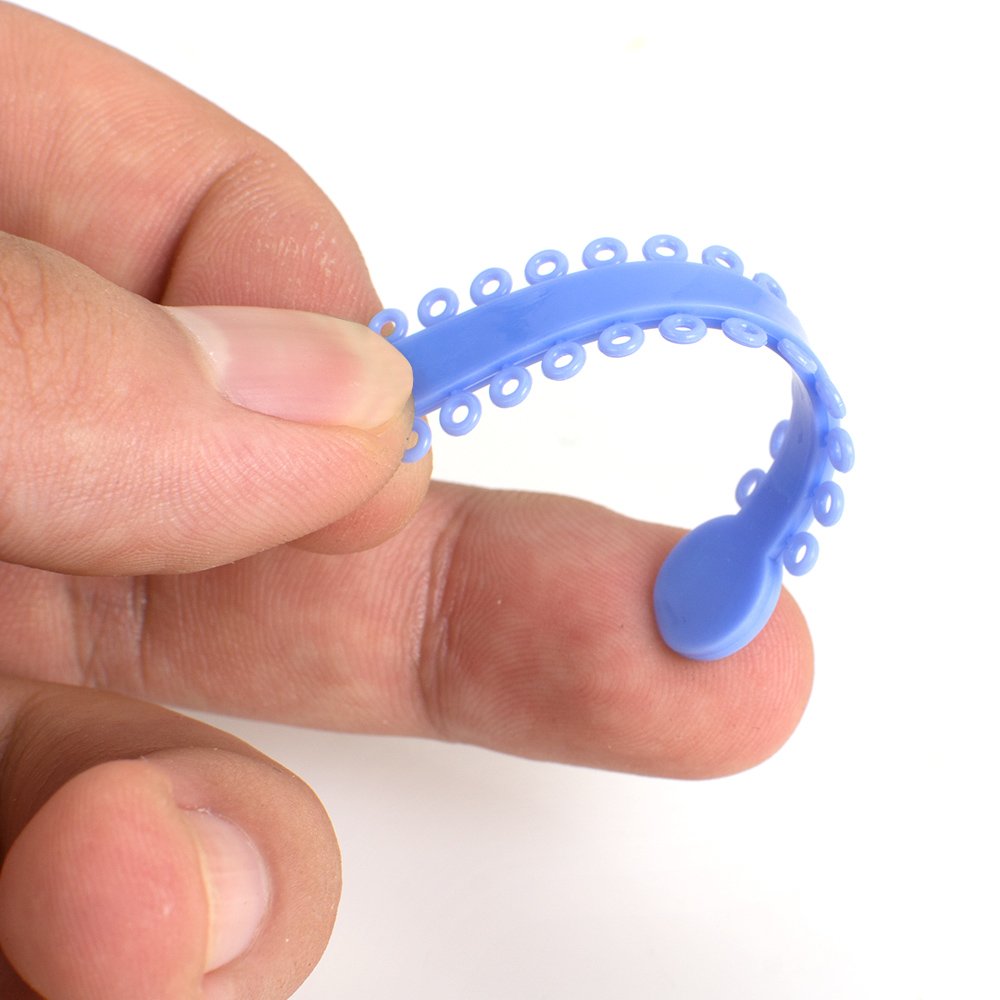 Denshine 1040pcs Dental Orthodontic Ligature Ties Elastic Rubber Braces