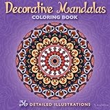 Decorative Mandalas Coloring Book: 36 Detailed Illustrations