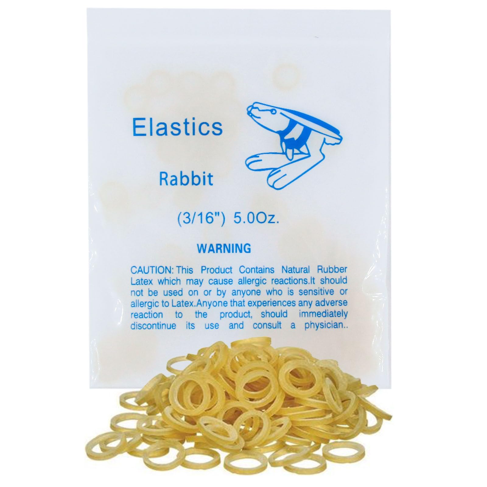 100 Pack Orthodontic Elastics Dental Rubber Bands