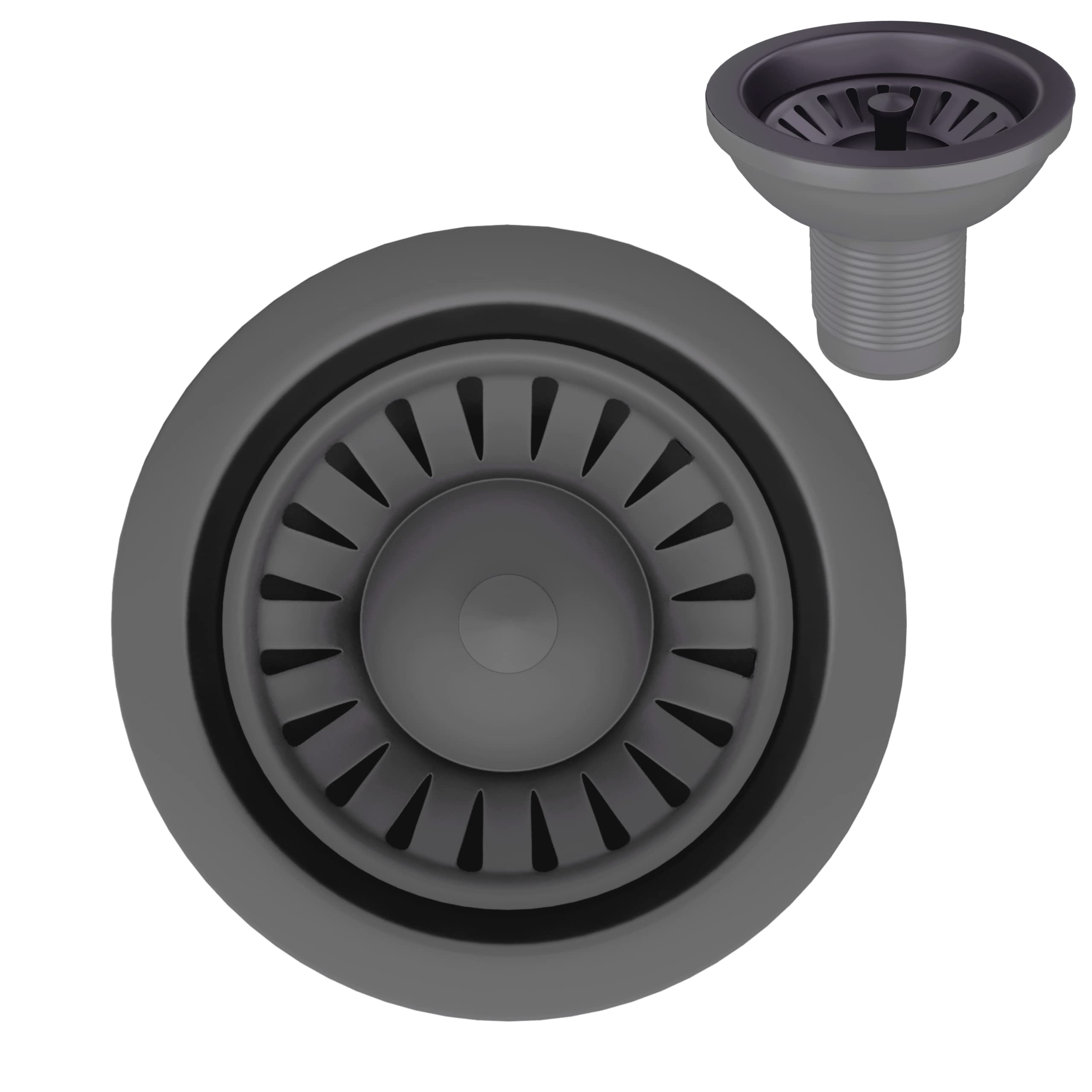 Sink Strainer (No Overflow, Gunmetal)