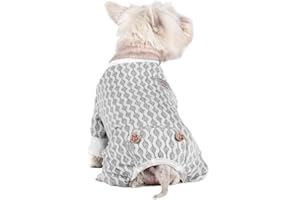 KYEESE Dog Pajamas for Large Dogs Cotton Dogs Pajamas Onesie Soft Dog Apparel