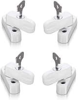 XFORT 4 Pack Door Jammer and Window Locks for uPVC Doors & Windows