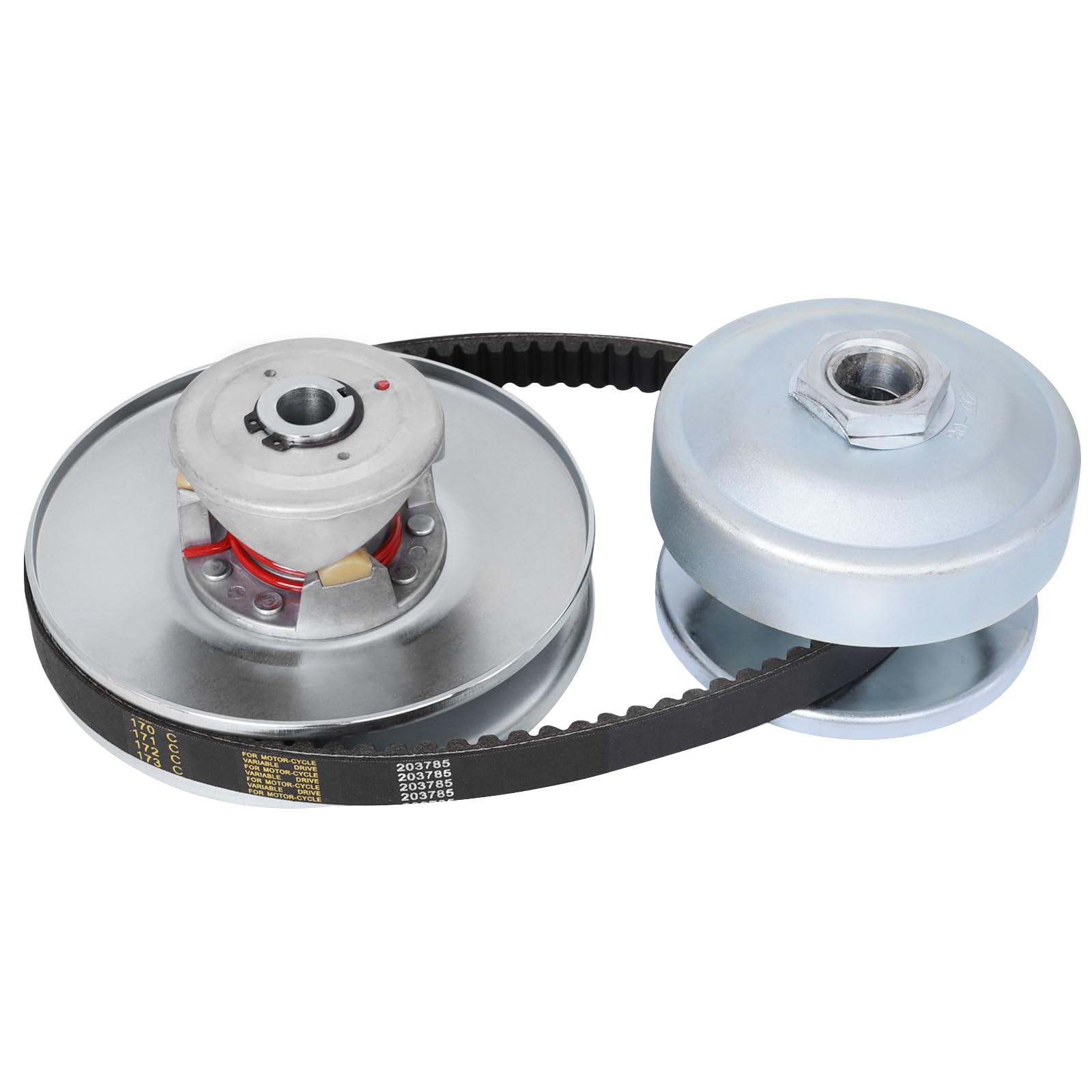 Photo 1 of BLACKHORSE-RACING 40 Series 1" BORE GO Kart CVT Torque Converter Driver Clutch FIT Comet 40/44 + 3/4'' Driven Clutch Comet Kit + Belt 203785