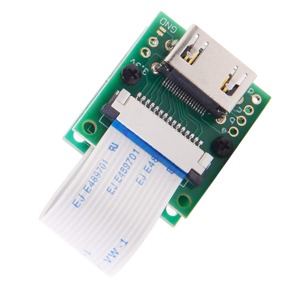 cablecc Raspberry PI Camera Module to HDMI Type A Male HDTV FPC Flat Cable 5cm fit for PES001