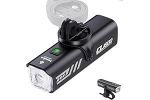 TOWILD Bike Lights for Night Riding,Compatible with Garmin/GoPro Mount,Bike Headlight,Rechargeable Battery,Waterproof Bike Front Light for Commuter Cyclists -Fits All Bikes