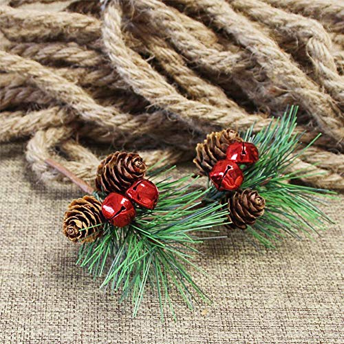 image for Ehoot 15 Pack Artificial Pine Picks Small Artificial Pine Tree for Chr