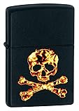 Zippo Black Matte - Skull & Crossbones