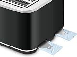 Morphy Richards Motive 4 Slice Toaster 1600W Black Browning Reheat Defrost view 6