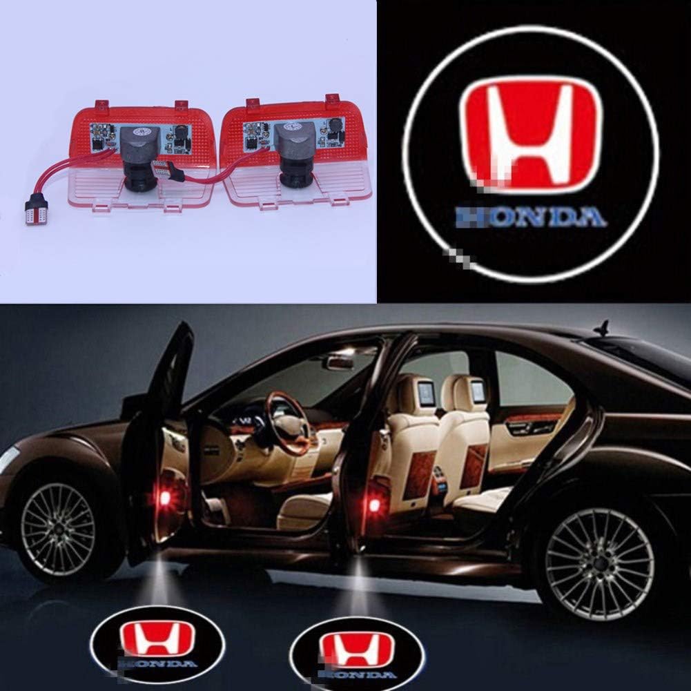 Welcome Lamp,KVCH 2 piecs LED Courtesy Light Easy Installation Car Door Laser Projector Logo Ghost Shadow Lights for SPIRIOR AVANCIER UR-V