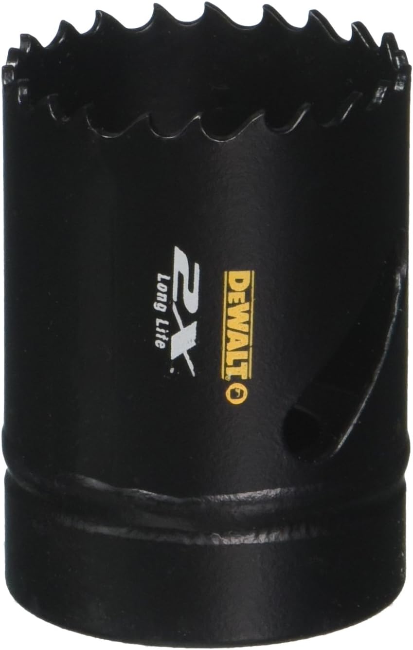 Original DeWALT Extreme 2 x Bimetal Holesaw -Metall DT8140L-QZ 40 MM, Bronze