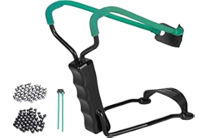 ROCHAN Professional Slingshot Hunting Wrist Slingshot for Adults High Velocity Catapult Sling Shot with 85 Ammo Balls and Rubber Bands