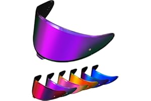 PSLER RF-1400 RF 1400 visor - CWR-F2R Face Shield Helmet Visor Motorcycle Helmet Shield Accessories Replacement for RF 1400 CWR-F2R NXR2 Z8,Deep Purple