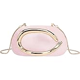Buric Acrylic Clutch Purse for Women Marbling Evening Wedding Handbags Acrylic Shell Box Purses for Party Prom Cocktail