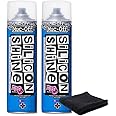 Muc-Off Silicon Shine 500ml, 2-Pack | Quick-Dry & Dirt-Repellent | Enhances Metal, Plastic & Rubber | Suitable for Bicycles, Motorcycles, ATVs & UTVs