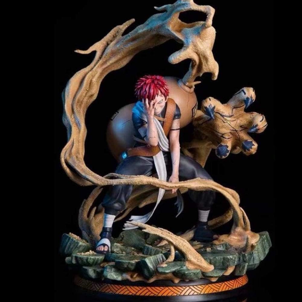 ZJZNB Naruto Action Figure Gaara One Tail Human Model Popular Cartoon Gift Toy Decorations from Naruto Shippuden Peripherals Manga Doll Ornaments