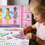 Imagimake Magnetic Dress-Up Princess Play Studio with 10 Dresses 20 Accessories view 7