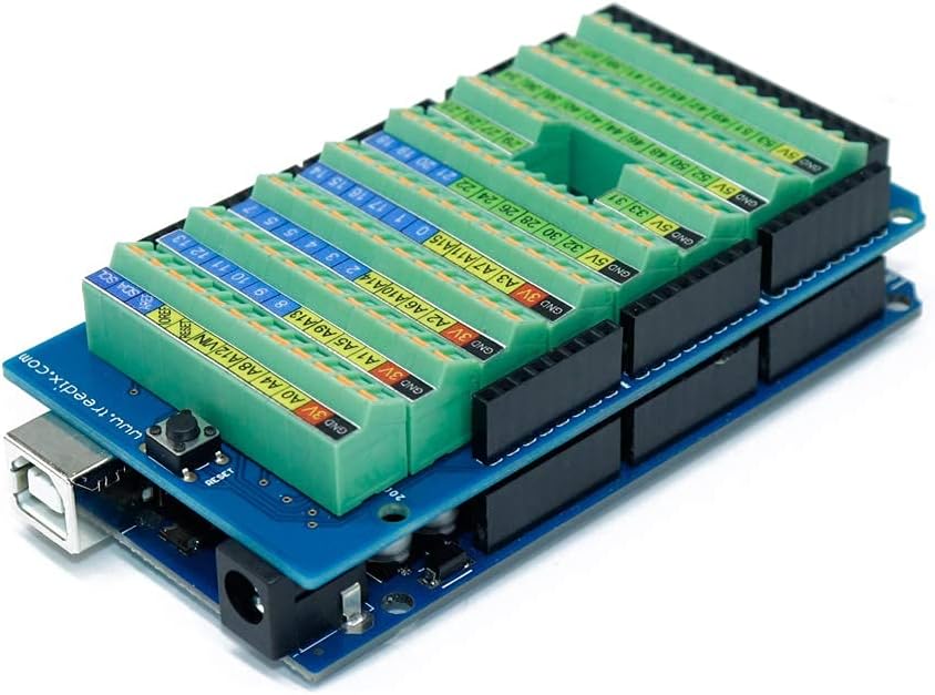 Treedix Screw Terminal Block Breakout Shield for Arduino MEGA-2560 Expansion