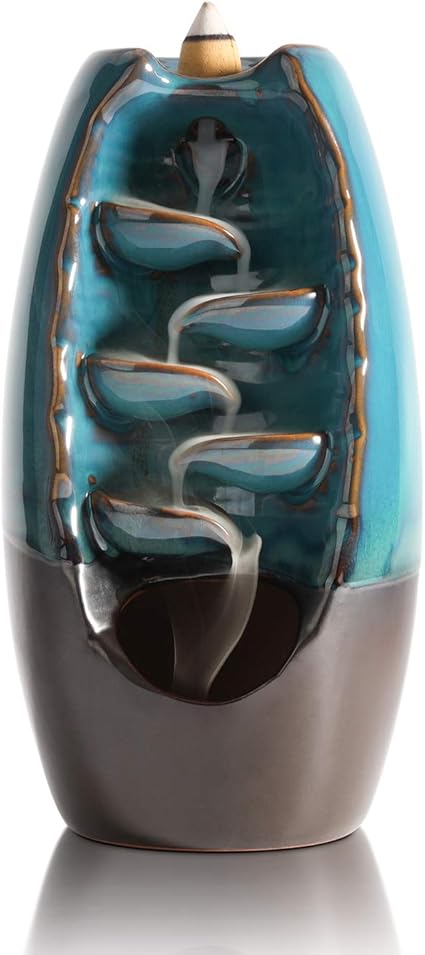 Amazon Comsaf 逆流香炉 倒流香炉 流川香香炉 陶器製 お香立て 仏壇用香炉 香道 茶道用品 リラックス 仏壇用香炉 オンライン通販