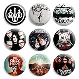 My Chemical Romance MCR Pinback Buttons Pin Badges 1 Inch (25mm) - Pack of 9
