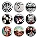 My Chemical Romance MCR Pinback Buttons Pin Badges 1 Inch (25mm) - Pack of 9