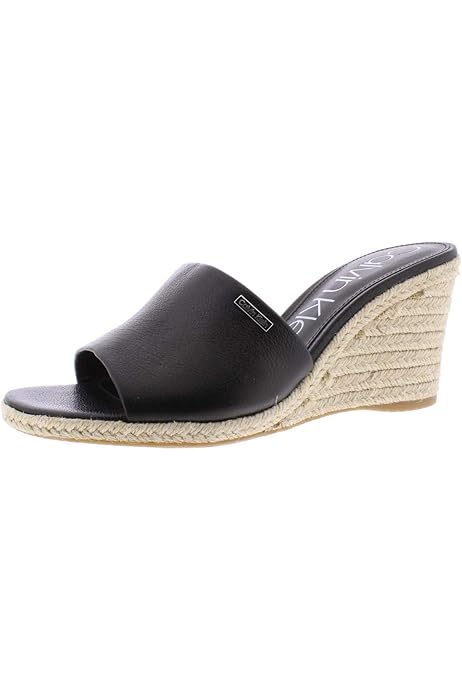calvin klein women's britta wedge sandals