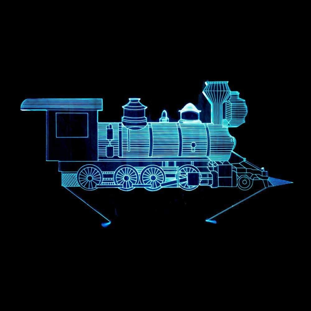 LED Nacht Lichter, Schlafzimmer Bett Bunte 3D Nachtlicht Touch Switch