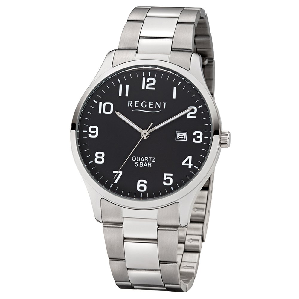 REGENT Men Analog Quartz Watch with Stainless Steel Strap 11150697