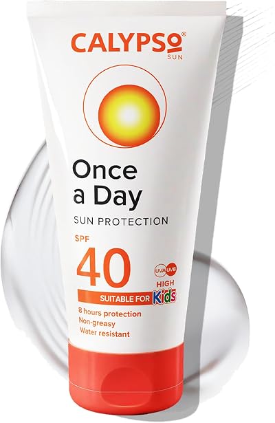 Calypso Once A Day Sun Protection SPF40 Long Lasting Water Resistant Sensitive