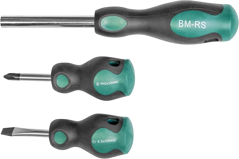Brüder Mannesmann Werkzeuge M11415 Set de tournevis et embouts 37 pièces